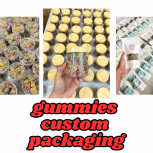 60-Count Sea Moss Gummies – Custom Packaging in Jar or Bag